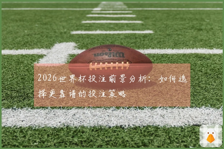 2026世界杯投注前景分析：如何选择更靠谱的投注策略